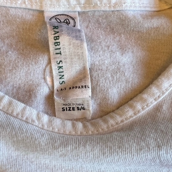 Rabbit Skins. Size 5/6 toddler girls. Butterfly heart flowy t-shirt. - Picture 3 of 4